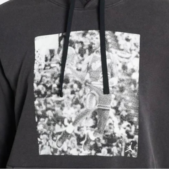 Nike Air Jordan Dri-FIT Fleece Graphic Pullover Hoodie DH3280-010 Men’s … - Picture 3 of 4